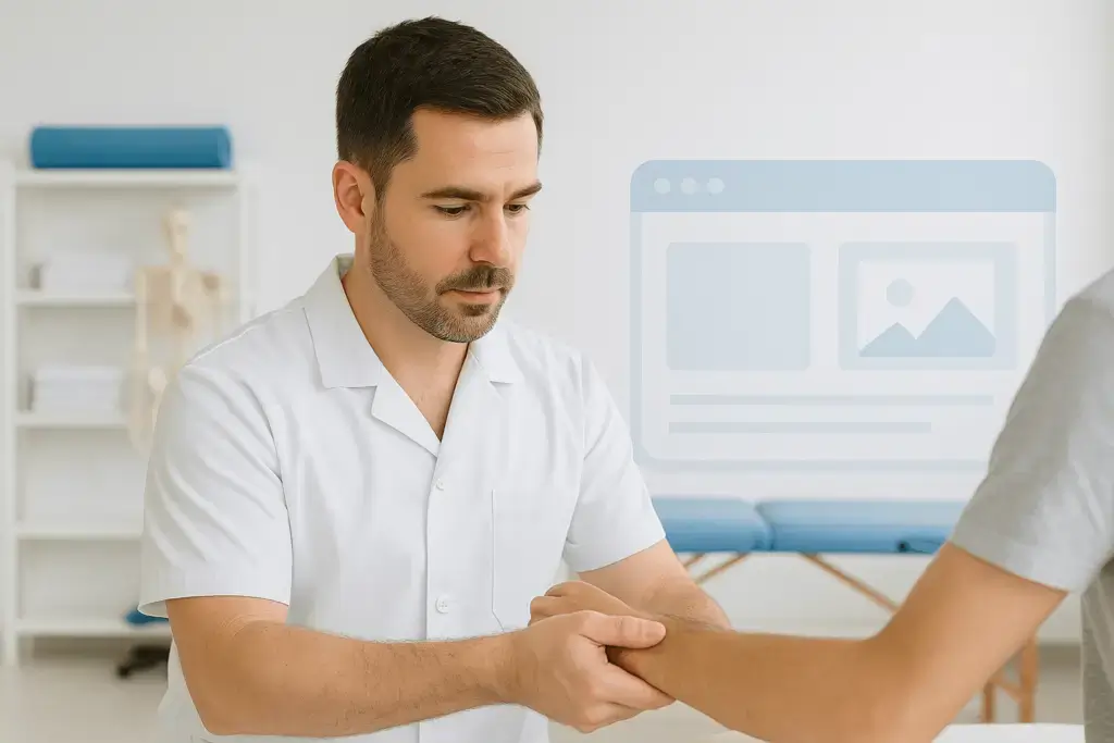 diseño web clinica fisioterapia