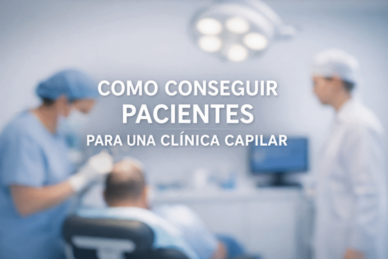 Cómo conseguir pacientes para una clínica capilar en 2026 (Guía Completa para llenar tu agenda)