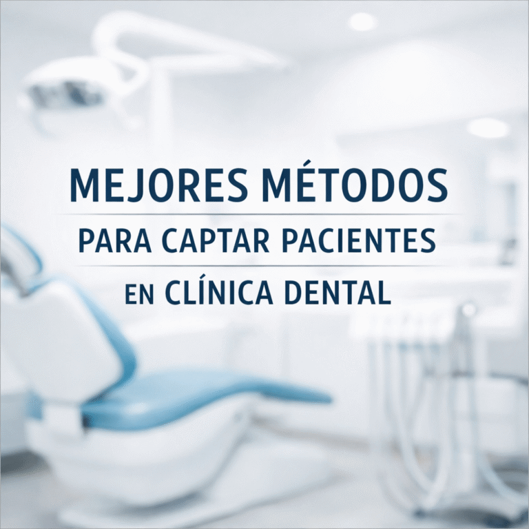 🦷 Mejores métodos para captar pacientes en una clínica dental (guía completa y actualizada)