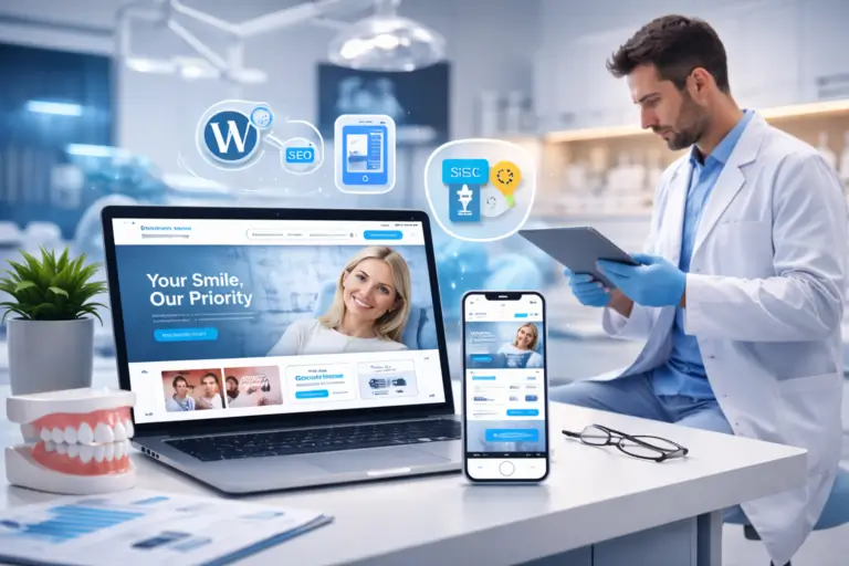 diseño web para clínicas dentales optimizado para captar pacientes desde Google