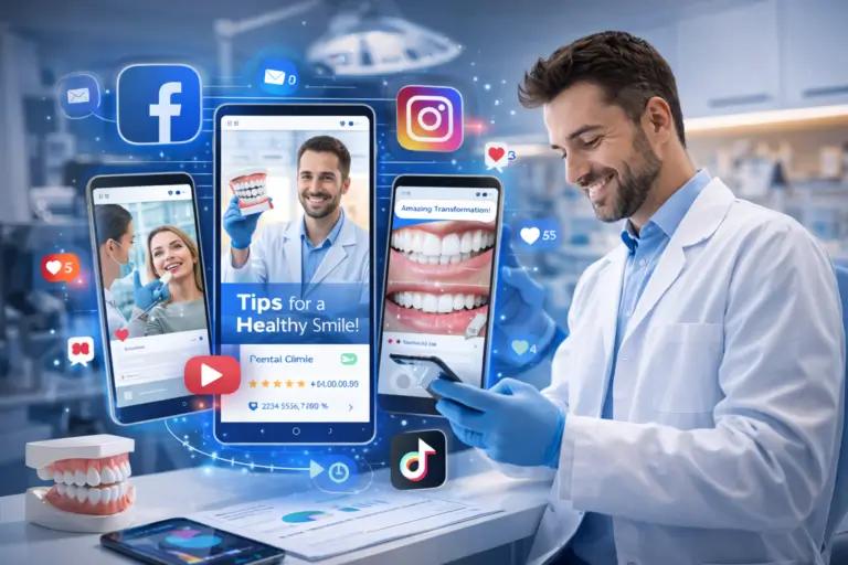 gestión de redes sociales para clínicas dentales